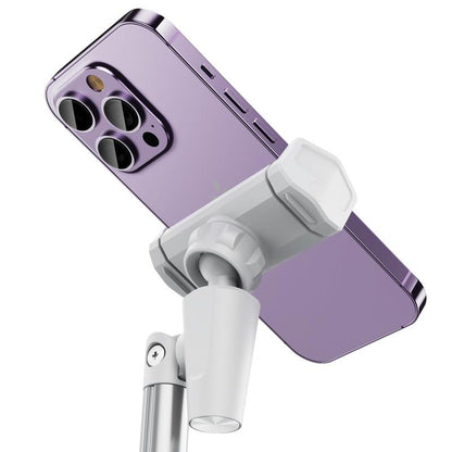 Adjustable Iphone Holder for Desk, Phone Mount for Iphone 17-11, Ideal for Live Streaming, Video Calls & Online Learning, Height Stand for All Phones